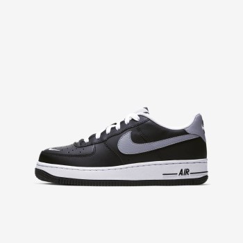 Nike Air Force 1 LV8 - Nagyobb Gyerek Utcai Cipő - Fekete/Fehér/Szürke